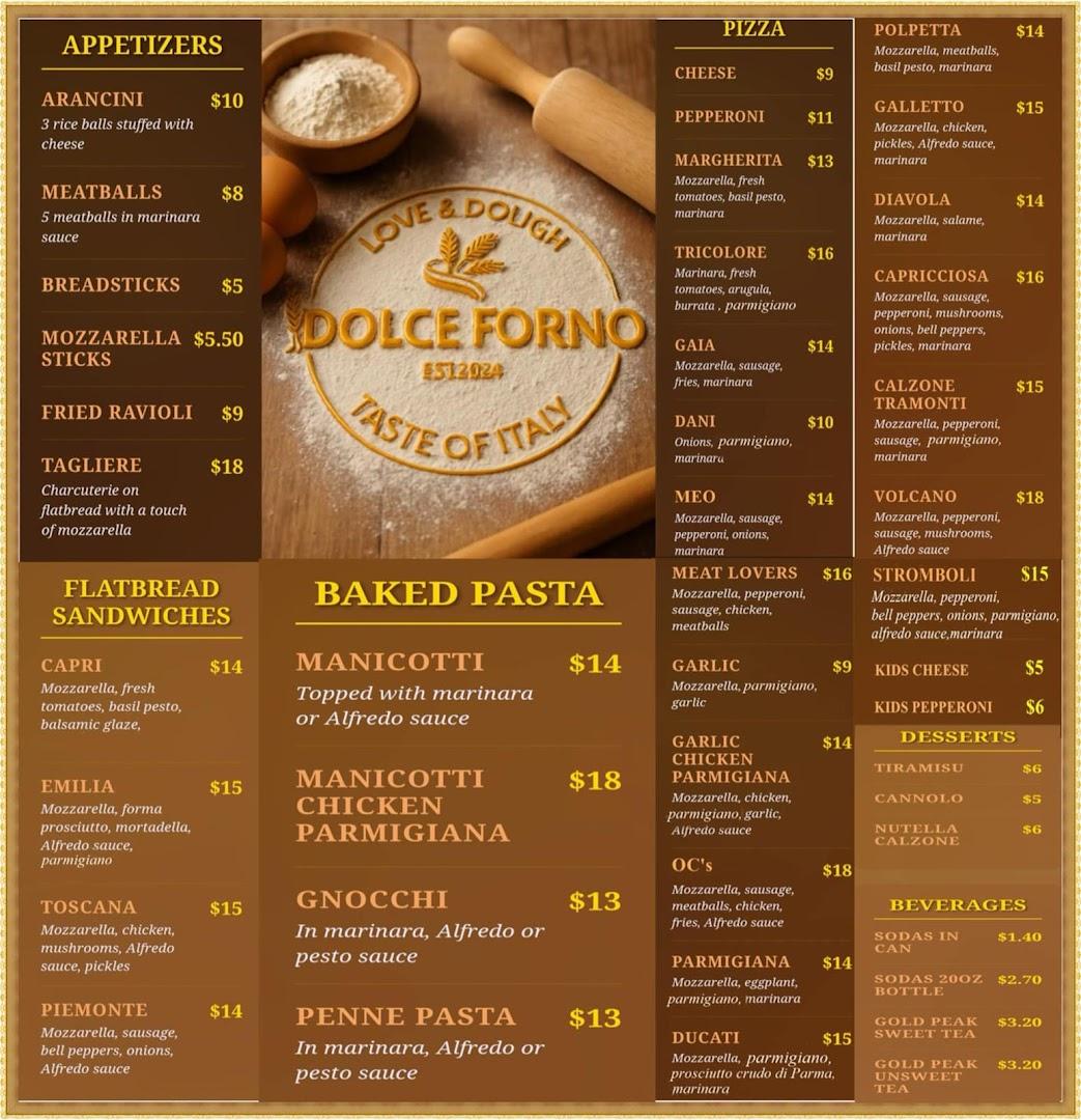 Dolce Forno Menu image 2